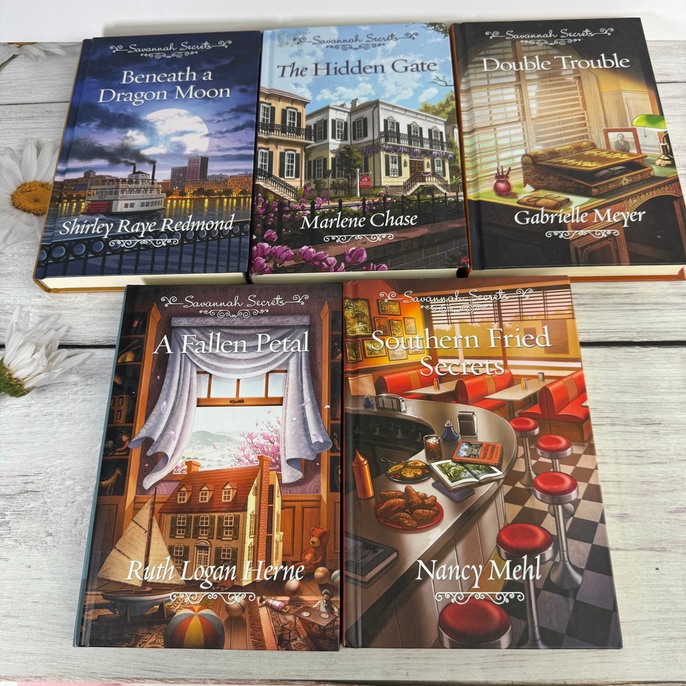 Savannah Secrets Guideposts Mystery Series Lot of 5 Hardcover Books NEW‎